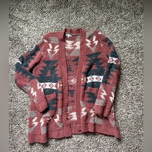 Western Long Cardigan